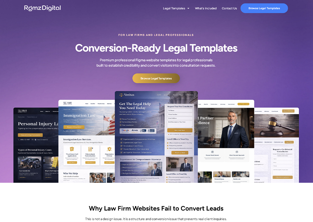 Digital product website design